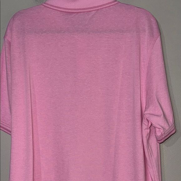 Light Pink Polo Shirt with Classic Collar and Short Sleeves - Picture 10 of 13